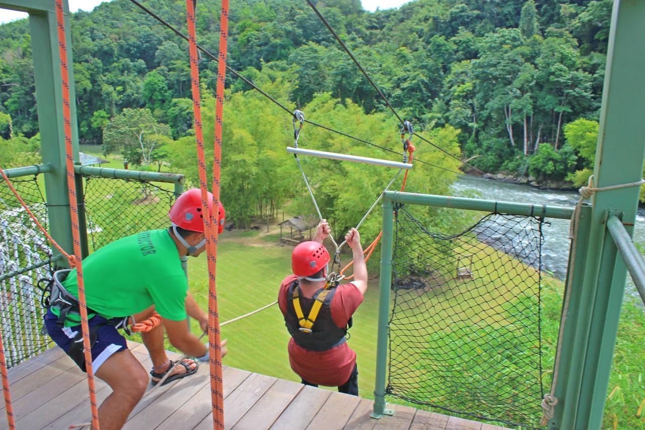 Kiulu Riverside Chalet Tamparuli ภายนอก รูปภาพ