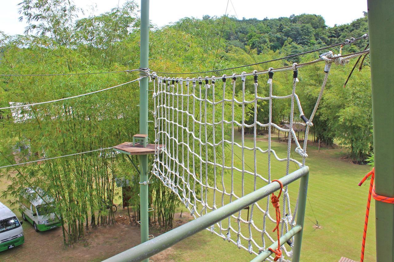 Kiulu Riverside Chalet Tamparuli ภายนอก รูปภาพ